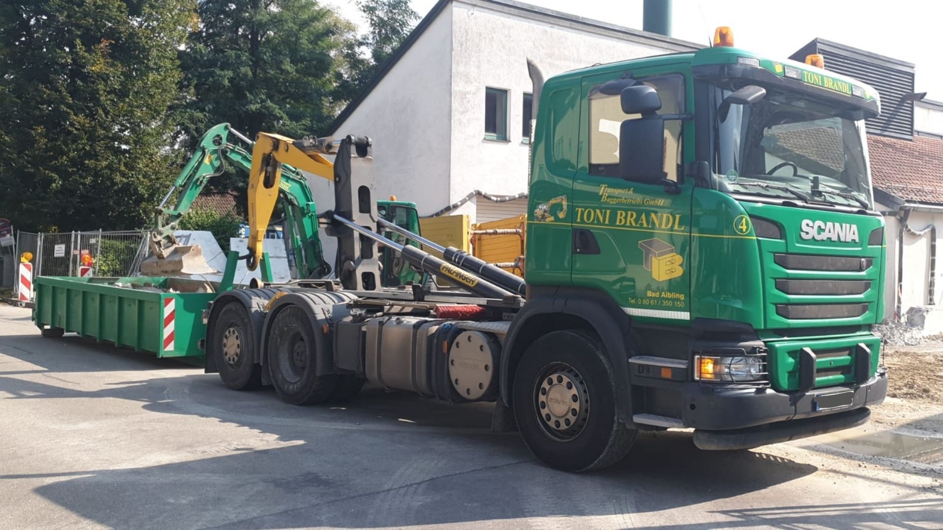 Containergestellung & -abholung – Baggerbetrieb Brandl