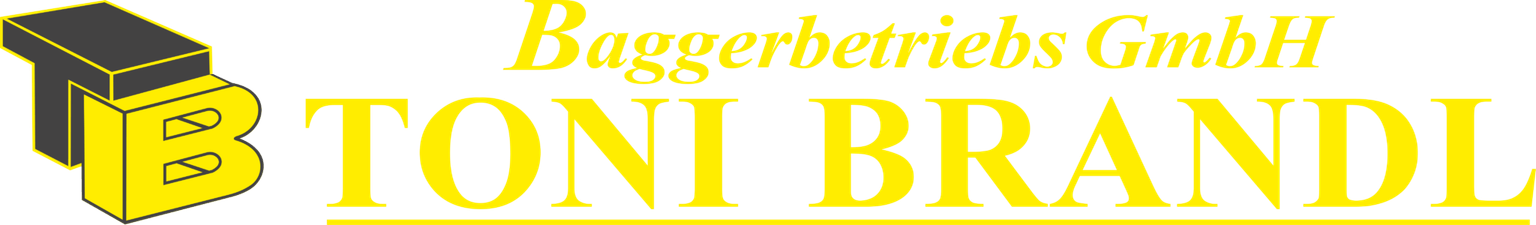 Toni Brandl Baggerbetrieb Logo